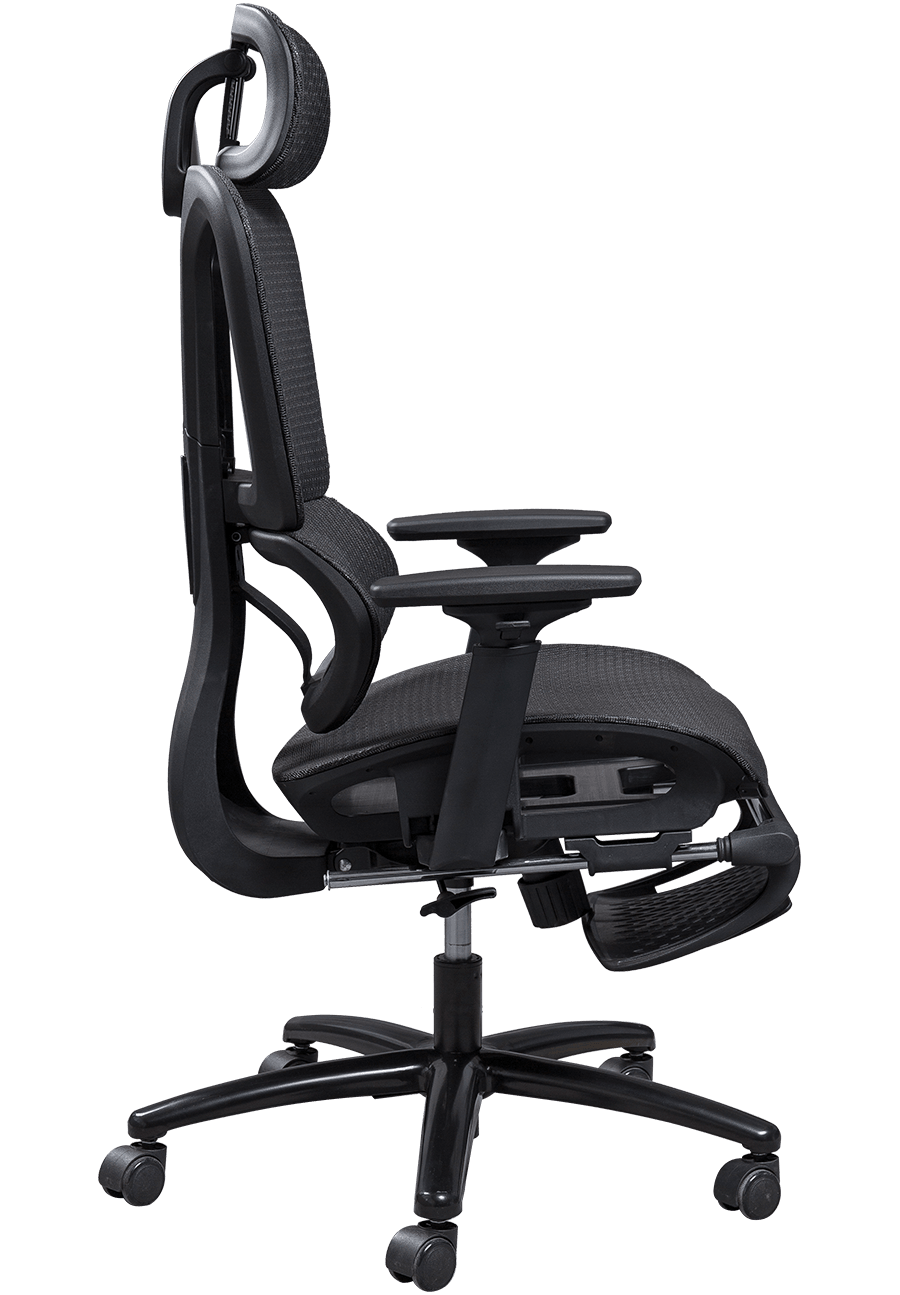 Ergonomic Mesh Office Chair Plastic Frame Classic Design Mesh Chair Adjustable Headrest Office Chair With Footrest details