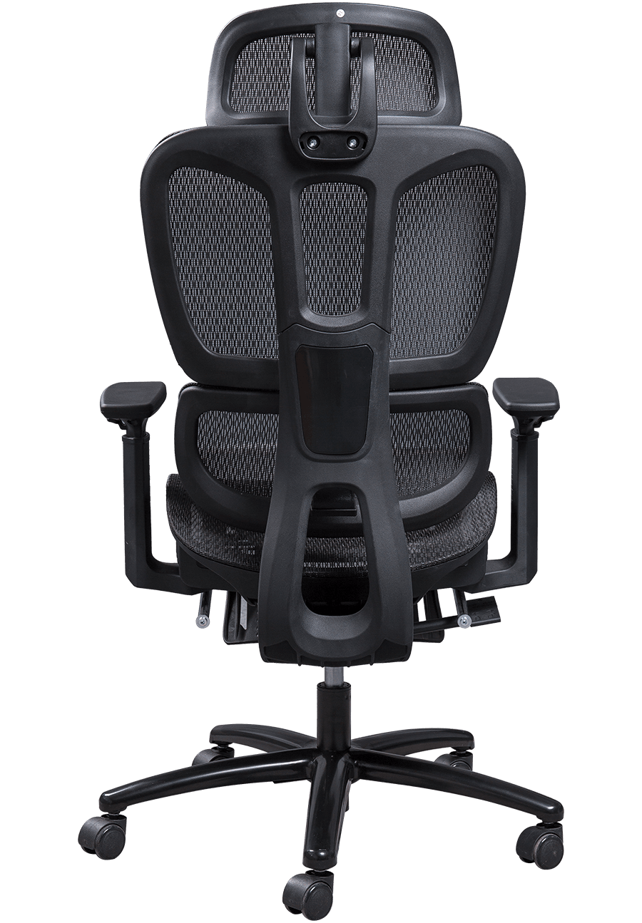 Ergonomic Mesh Office Chair Plastic Frame Classic Design Mesh Chair Adjustable Headrest Office Chair With Footrest details
