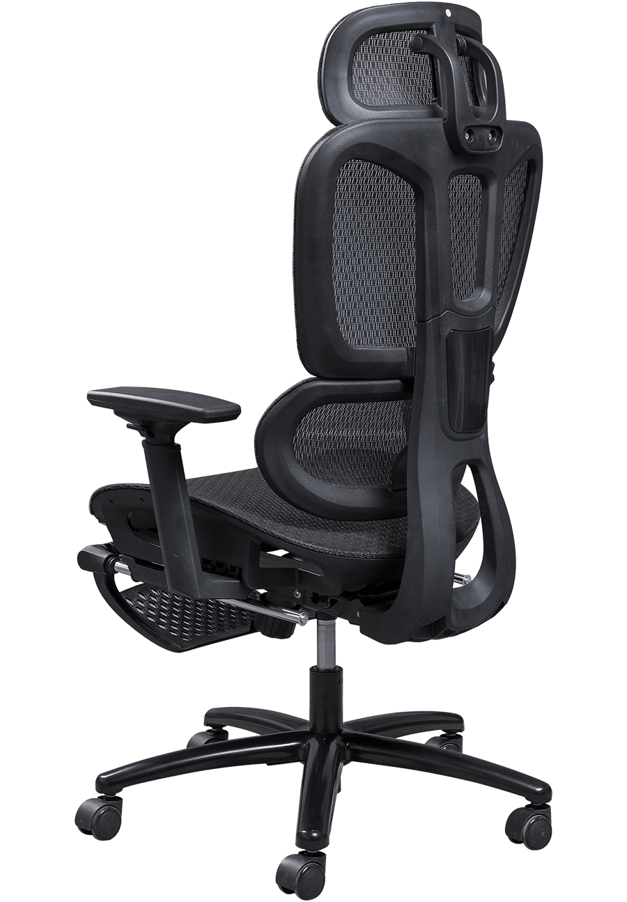 Ergonomic Mesh Office Chair Plastic Frame Classic Design Mesh Chair Adjustable Headrest Office Chair With Footrest details